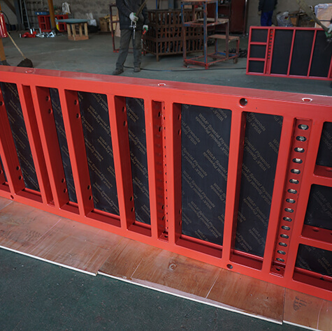 Light weight steel frame column formwork