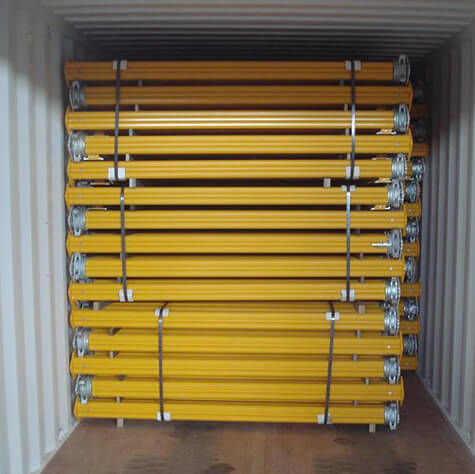 Aluminium prop