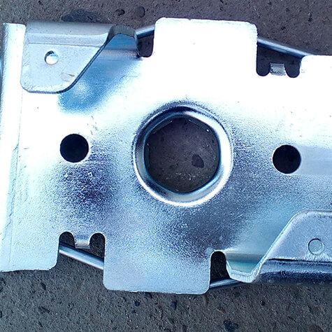Steel frame formwork accessory