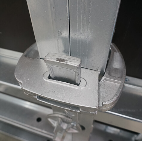 Steel frame formwork accessory