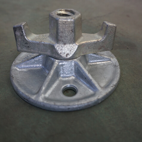 Steel frame formwork accessory