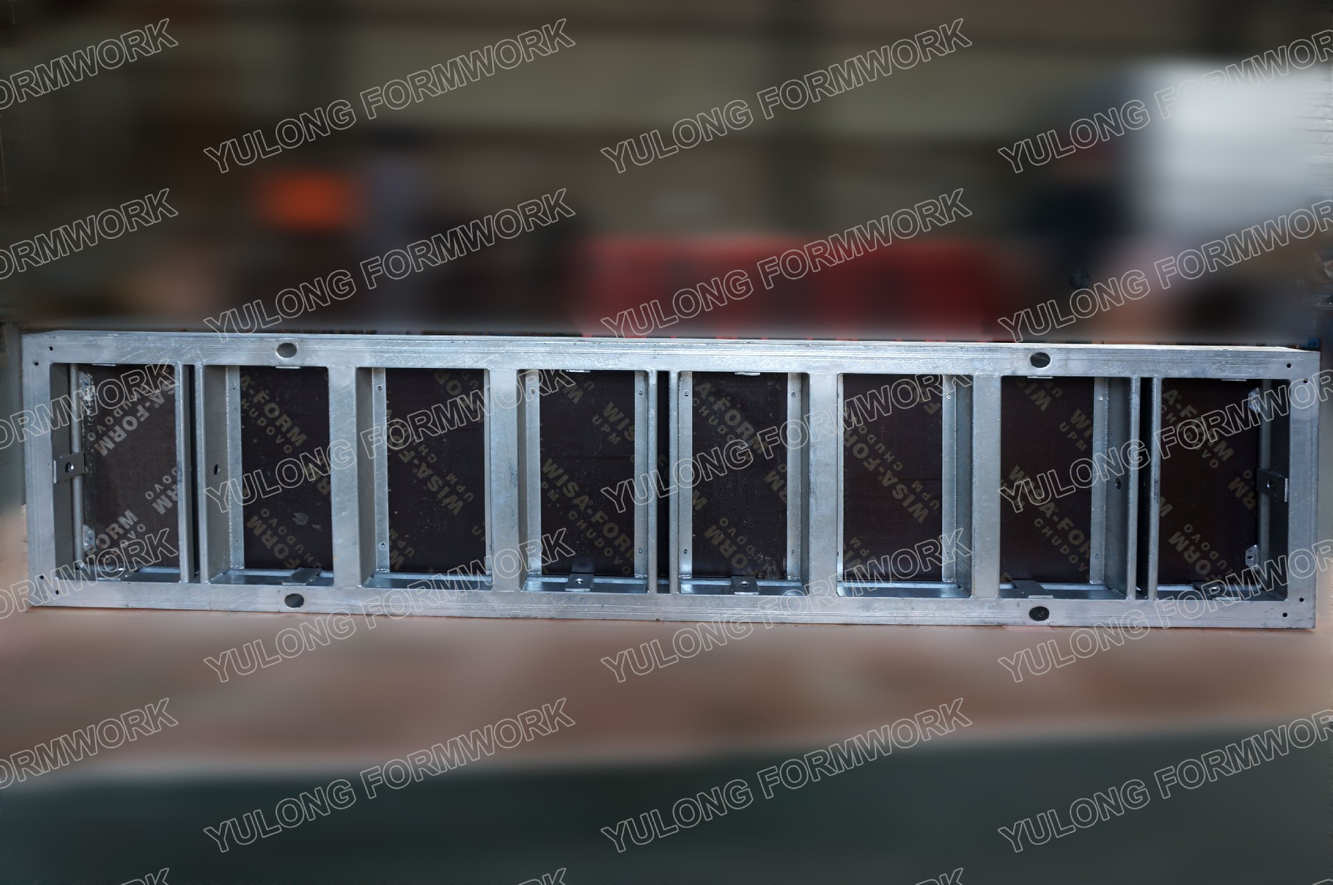 Steel frame wall formwork